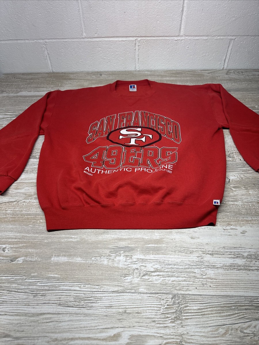 Vintage 1995 San Francisco 49ers NFL Football Russell Athletic XL