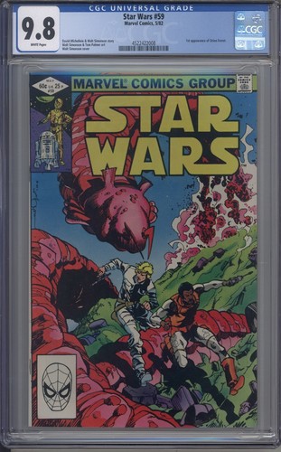 Star Wars # 59 CGC 9.8 1st App. of Orion Ferret