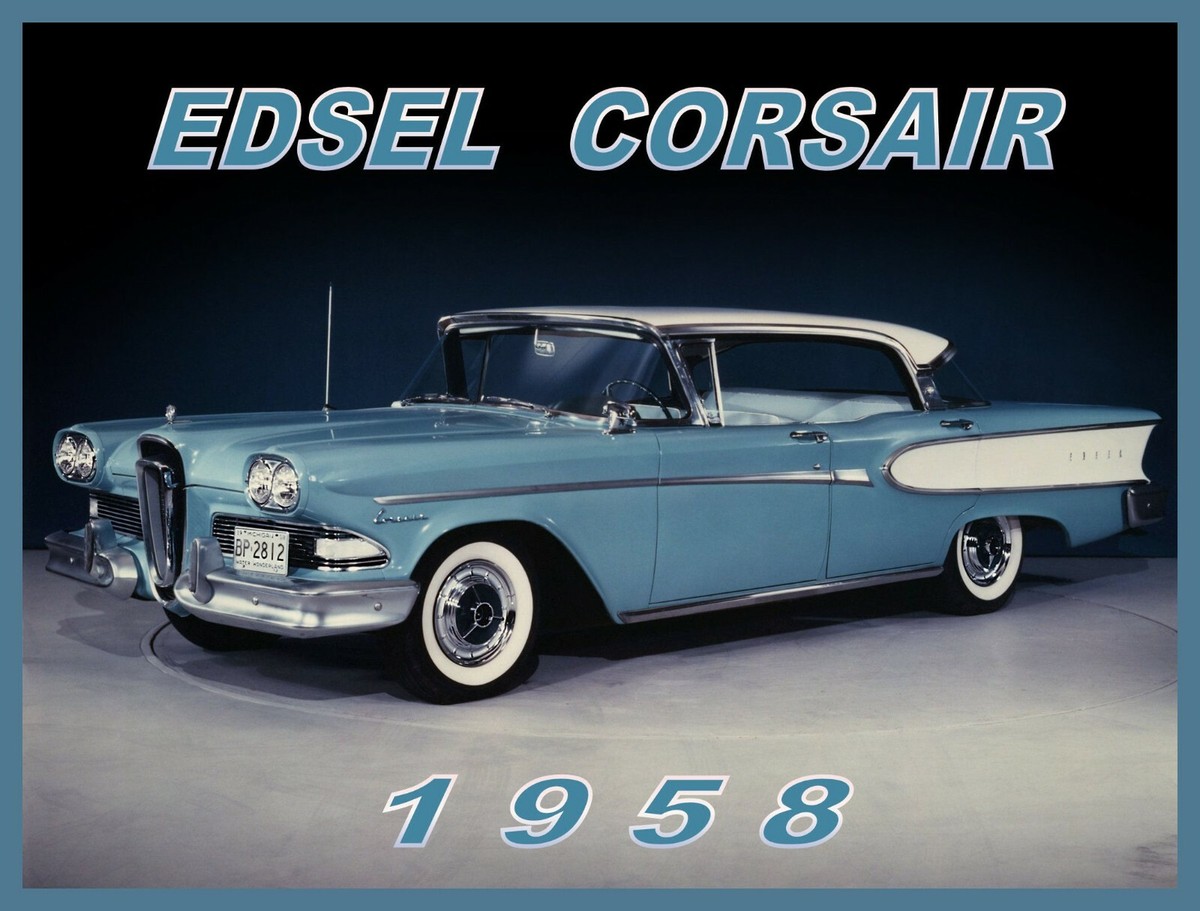 1958 Edsel Corsair hardtop Blue/White, Toolbox - Refrigerator
