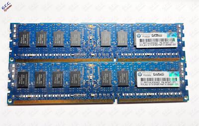 HP 8GB SmartMemory KIT DDR3 - 2x 647647-071 (4GB PC3L-10600 ECC Reg Server) RAM