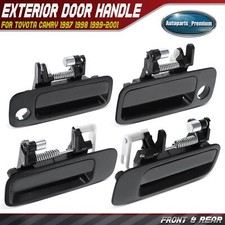 Front Rear Side Smooth Black Exterior Door Handle For Toyota Camry 1997-2001