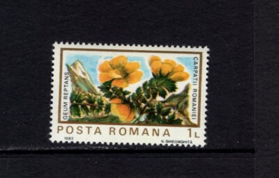 Romania 1983 FLORA, FLOWER, BLAZING SUNSET, GEUM MNH SC 3154a | eBay