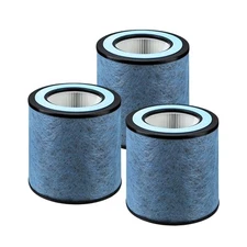 Nispira HP105 Filter Replacement for Shark NeverChange Air Purifier, 3 Packs