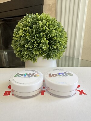 2x Lottie London Setting Powder ,True Translucent MINI .17oz NWOB