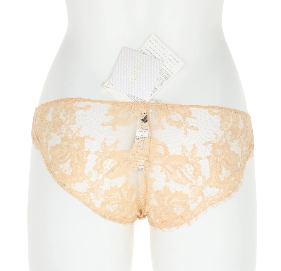 Calzoncillos de bikini LA PERLA Lawinia rosa de encaje en rosa L143114 talla 2 IT / pequeño EE. UU. Foto 2 de 2