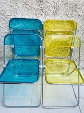 4 sedie di modernariato Plia Anonima Castelli