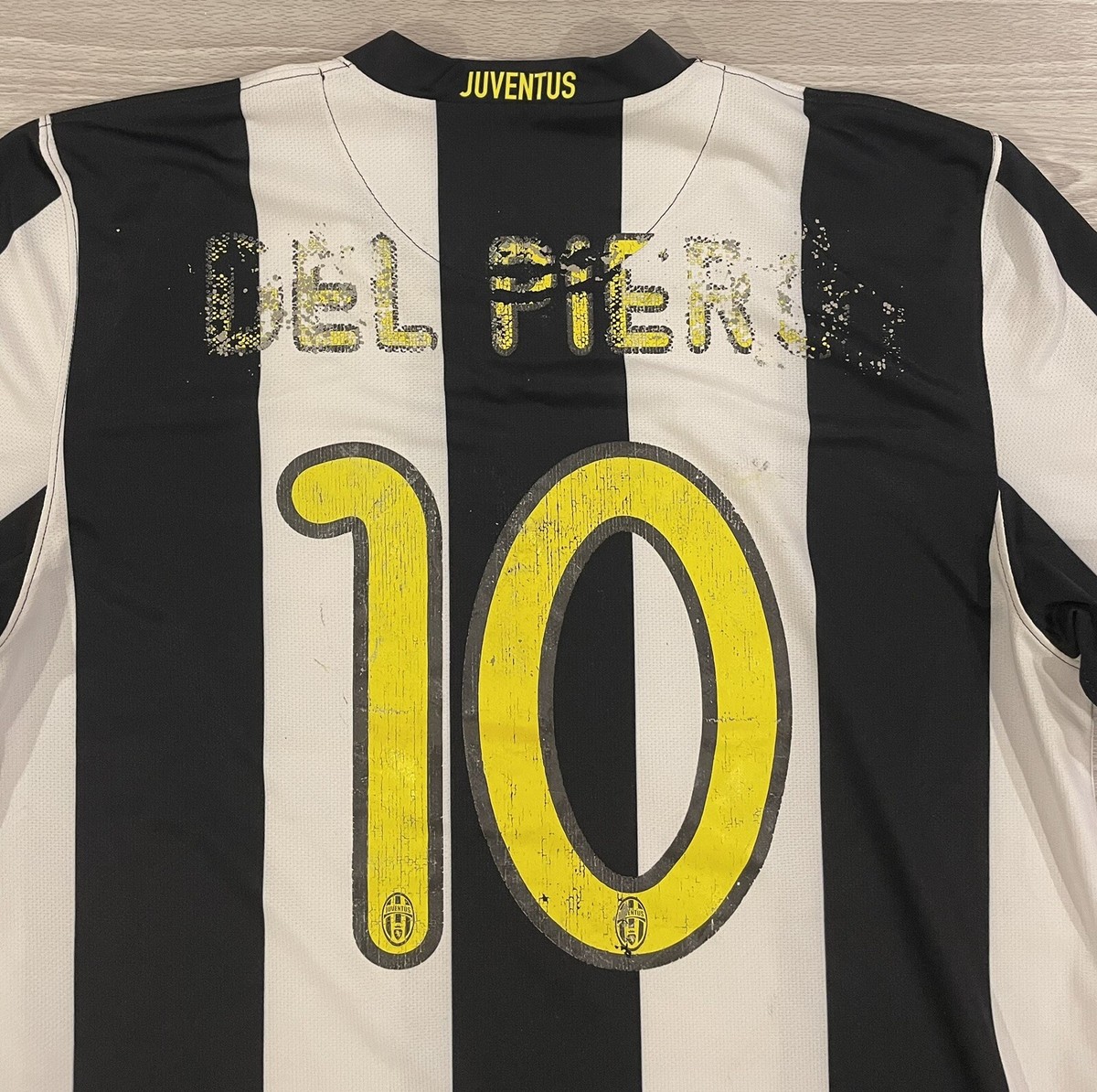 NIKE ユヴェントス　デルピエロ　ユニフォーム　2008 2009 ホーム10 Nike 2008/09 Juventus #10 Del Piero Football Soccer Jersey
