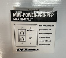 Panamax 15A In-Wall Power Conditioner, 2 Outlets, W Surge Protection, EVS, EMI/R