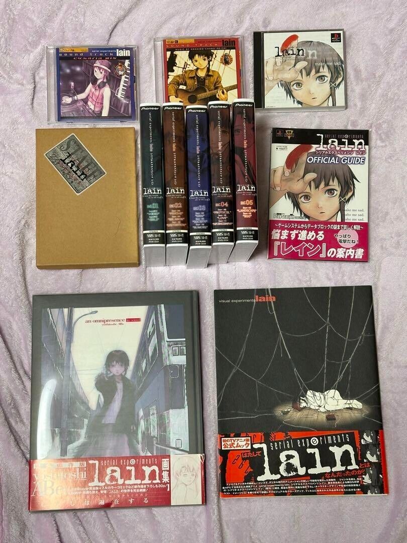 Rare Serial Experiments Lain Related Items, Set of 7 Tested Rare Serial Experiments Lain Related Items, Set of 7 Tested