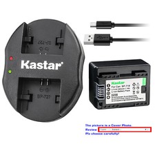 Kastar Battery Dual USB Charger for Canon BP-718 Canon VIXIA HF R52 HFR52 Camera