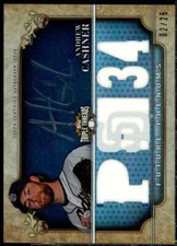 Andrew Cashner JSY AU Rookie 2013 Topps Triple Threads Black Silver Ink #124 
