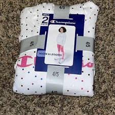 Champion Girl's 2 Piece Heavyweight Hoodie  Legging Active Set Size 4/5
