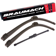 Front Rear Wiper Blades for Skoda Octavia NE Combi 2.0 TSI RS 2012-2018