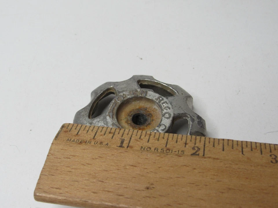 Antigua perilla de grifo de agua con manija de válvula industrial vintage Steampunk 2 pulgadas #CH-17 Foto 3 de 4