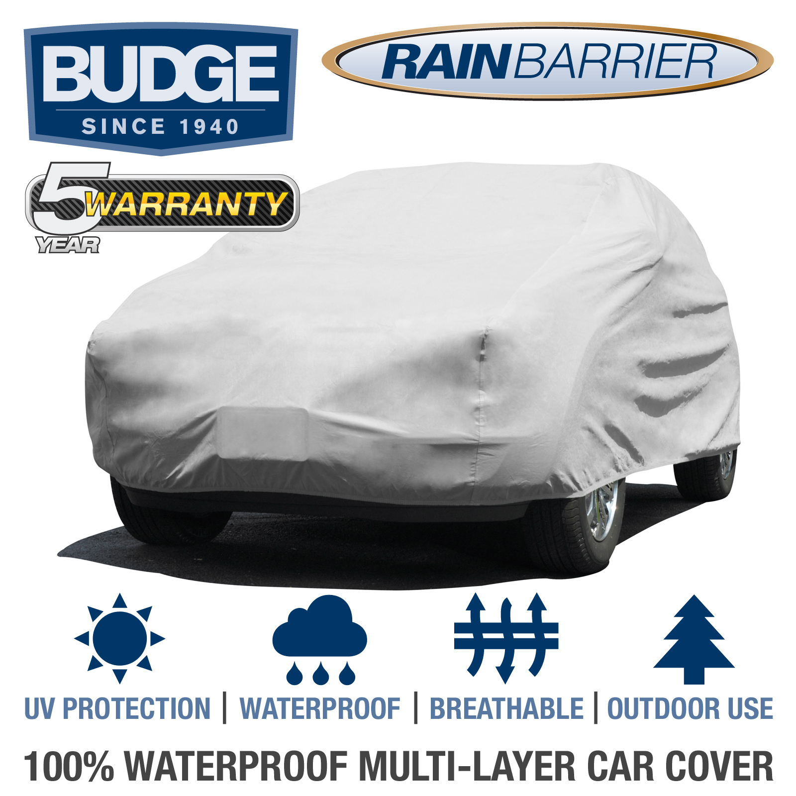 Budge Rain Barrier SUV Cover Fits Dodge Journey 2012 | Waterproof | Breathable