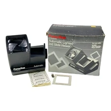 Viewmaster Pana-Vue Automatic Lighted 2x2 Slide Viewer Works But Needs REPAIRS