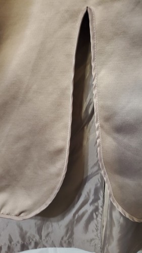 Fleet Street Size 10 Long Trench Rain Coat Removable Lining & Hood Beige - Picture 6 of 8