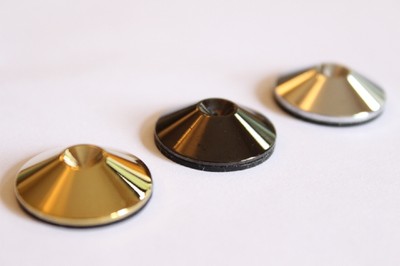 30 mm Speaker Spike Shoes Pads Feet For Speakers Subwoofer & Stand (BLACK) (X4