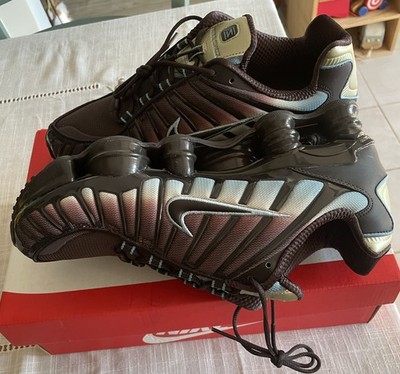 Nike Shox TL Velvet Brown / Türkis Denim - Größe 44 - Neu mit Karton