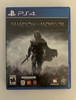 Middle-earth: Shadow of Mordor PS4 Warner Bros Manual included-PS4- TESTED