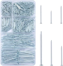 700pcs Hardware Nails for Hanging Pictures, Up to 2"-Long Finish Nails Assortmen