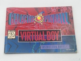 Galactic Pinball (Nintendo Virtual Boy, 1995) CIB - Free Shipping 