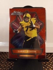 2021 Wild Card Alumination - Larry Borom #ABC-34 Red (RC) + Base Card