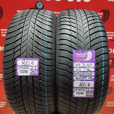 2x Bridgestone Blizzak LM001 RFT Winterreifen 245/50 R19 105V XL Ref.13298