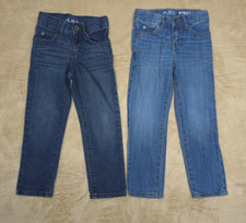 The Children Place Straight Jeans Boys Size 5S Lot of 2 Blue Denim 100 Cotton