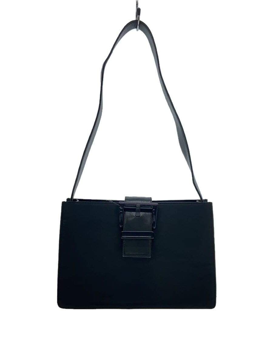 RARE Prada One Shoulder Nylon Bag in Solid Black