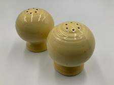 Pale Yellow Fiestaware Salt and Pepper Shaker...
