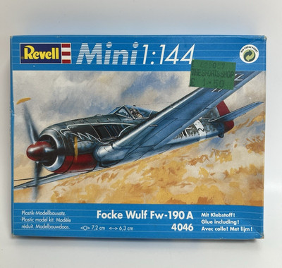 Revell Mini 1:144 Focke Wulf Fw-190A 4046 Modellbausatz NEU & Factory Sealed
