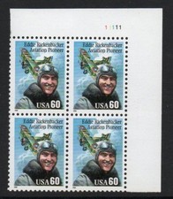 Allys Stamps Us Plate Block Scott 2998 60c Eddie Rickenbacker 4 Mnh Fvf Stk Allys Stamps Us Plate Block Scott 2998 60c Eddie Rickenbacker 4 Mnh Fvf Stk