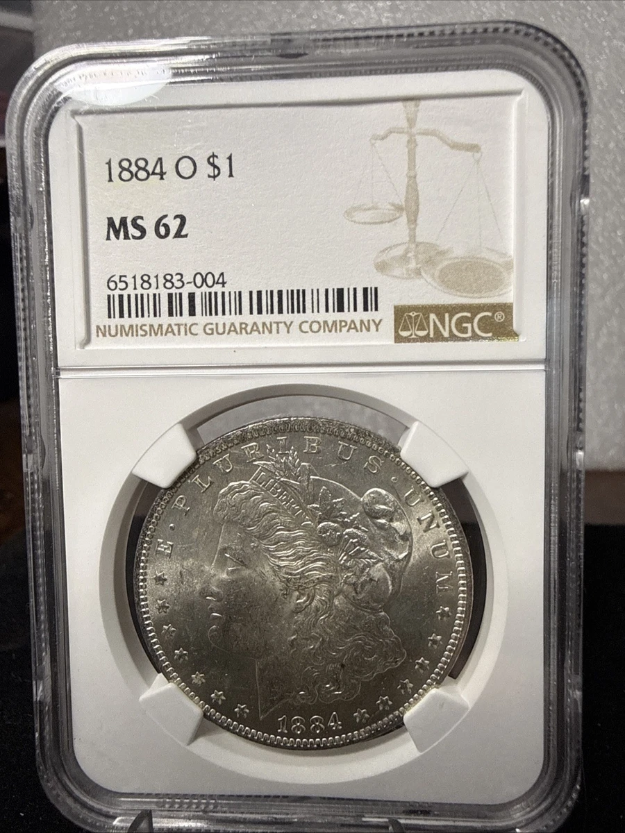 MS 62 Graded 1884 Year Morgan US Dollars (1878-1921) for sale | eBay