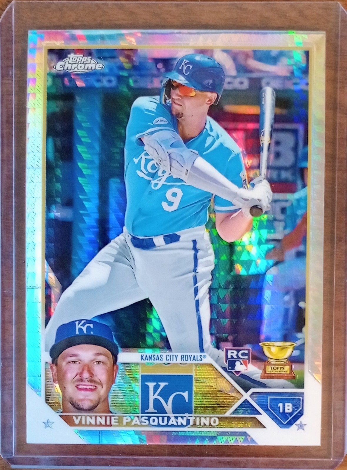 Vinnie Pasquantino 2023 Topps Chrome Prism Refractor #119 Rookie Card RC