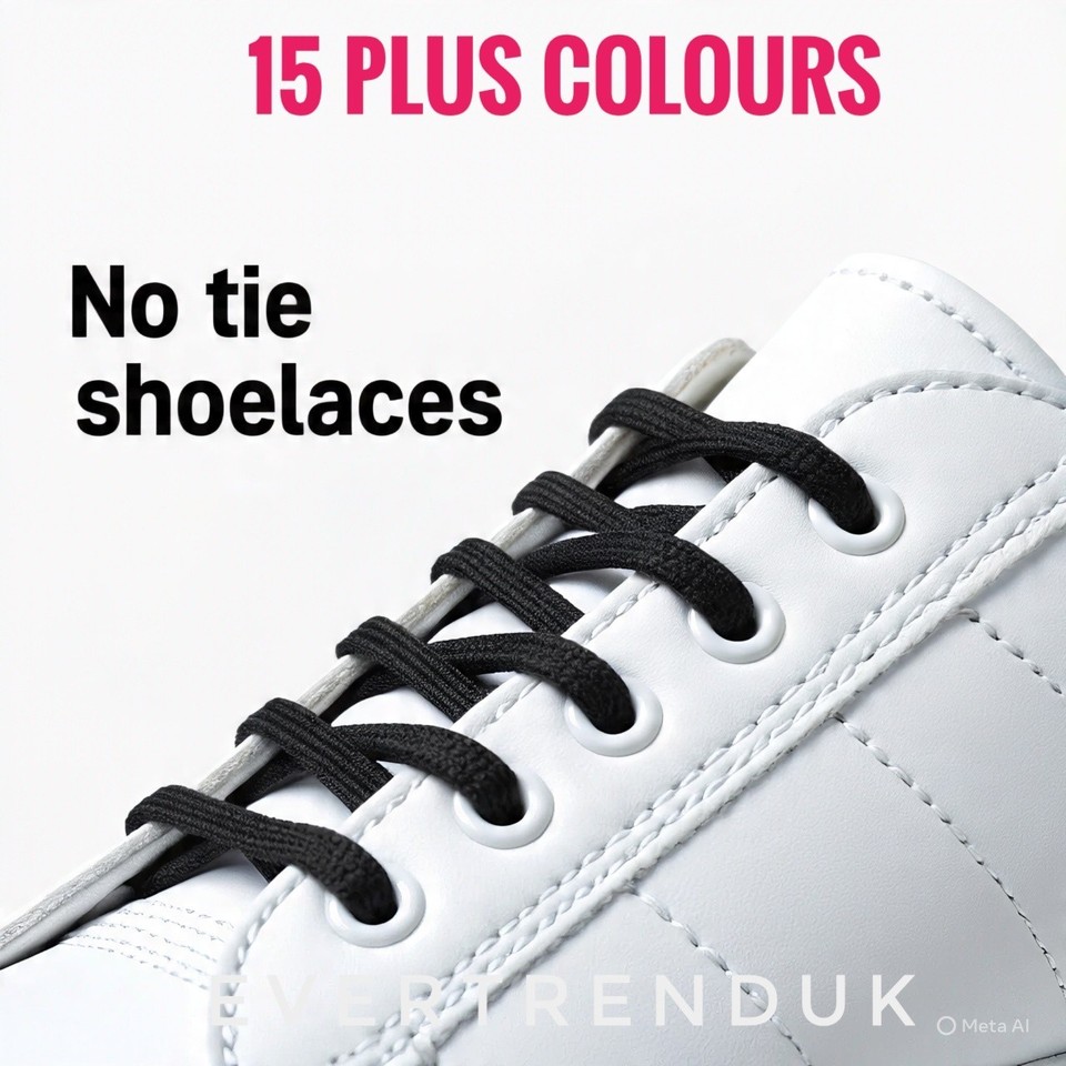 Cordones elásticos sin ataduras bloqueo rápido multicolores cordones planos niños adultos