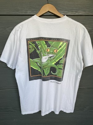 Vintage 90s Tree Frog Puerto Vallarta Art T-Shirt Mens XL -Flaws- Rain Forrest