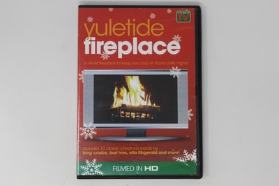 Yuletide Fireplace DVD Virtual Fireplace Christmas Carols Hd
