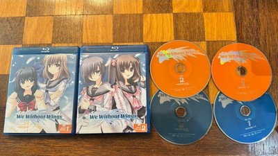 We Without Wings Anime Series 1 &2  (Blu-ray Disc/DVD, 2013, 4-Disc Set) Tested