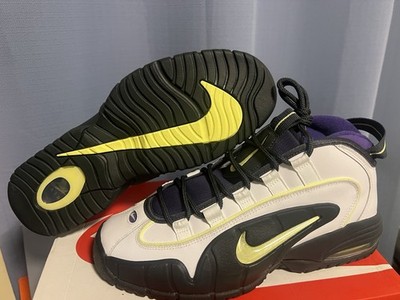 Nike Air Max Penny 1 Unisex Kids Sneaker US 9.5 White Black Leather