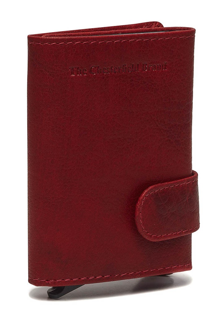 The Chesterfield Brand Portland Card Holder Red