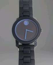 Movado Bold Navy Blue Dial Navy Blue Polyurethane Strap Men's Watch 3600314