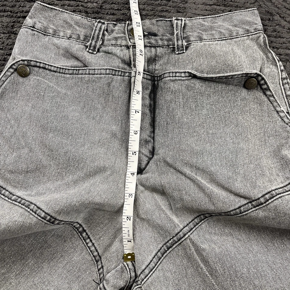 Georges Marciano for Guess USA Jeans 24x28 Gray Acid Wash Carpenter Style 80s - Image 3 of 4