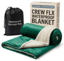 Waterproof Blanket for Bed Intimacy 80"x 60" Queen Size Reversible Fleece ...