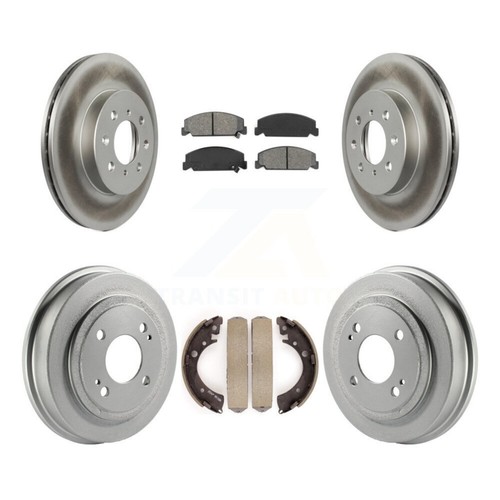 Transit Auto KGS-102226 Brake Disc and Pad Kit Front & Rear for Honda Civic 1997 - Picture 1 of 12