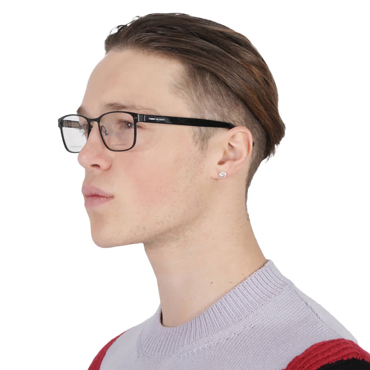 Tommy Hilfiger Demo Rectangular Men Eyeglasses TH 1769 0003 55 TH 1769 0003 55