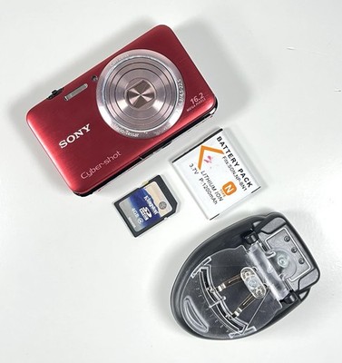 Sony Cyber-Shot DSC-WX9 Red Digitalkamera 16,2 MP 5x Optical Zoom CMOS | Tested