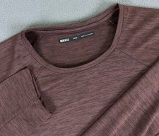 REI Co Op Shirt Large Brown Raisin Active Pursuits Performance Hiking Minimalist