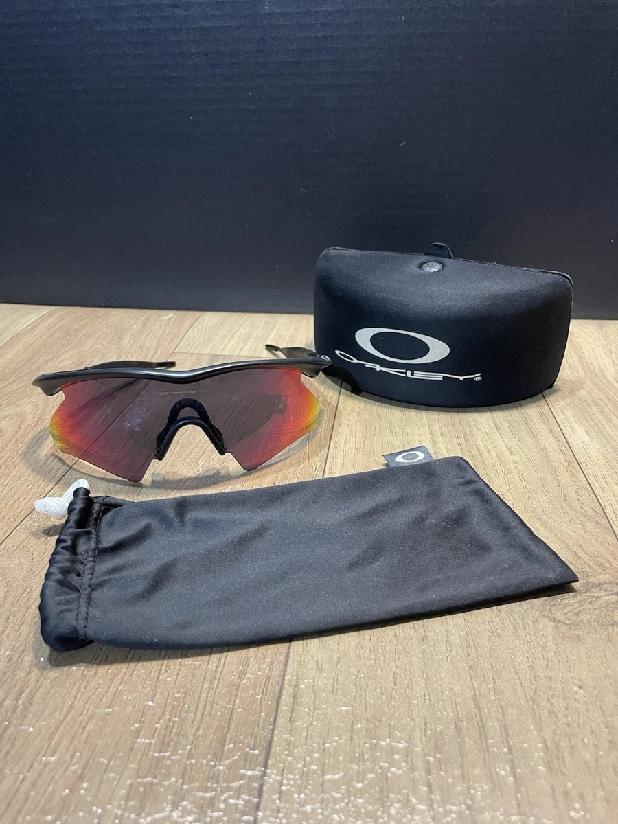 Oakley M Frame サングラス レッド/ブラック Oakley Pro M Frame Matte Black w/Strike + Red Iridium Lenses