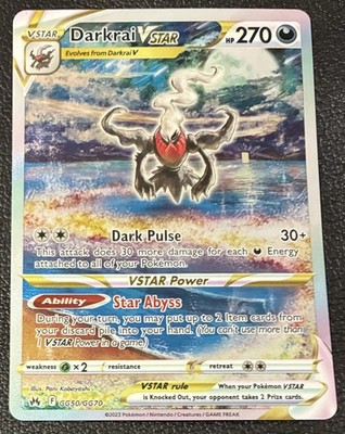 Darkrai VSTAR GG50/GG70 SWSH: Crown Zenith: Galarian Gallery Holo